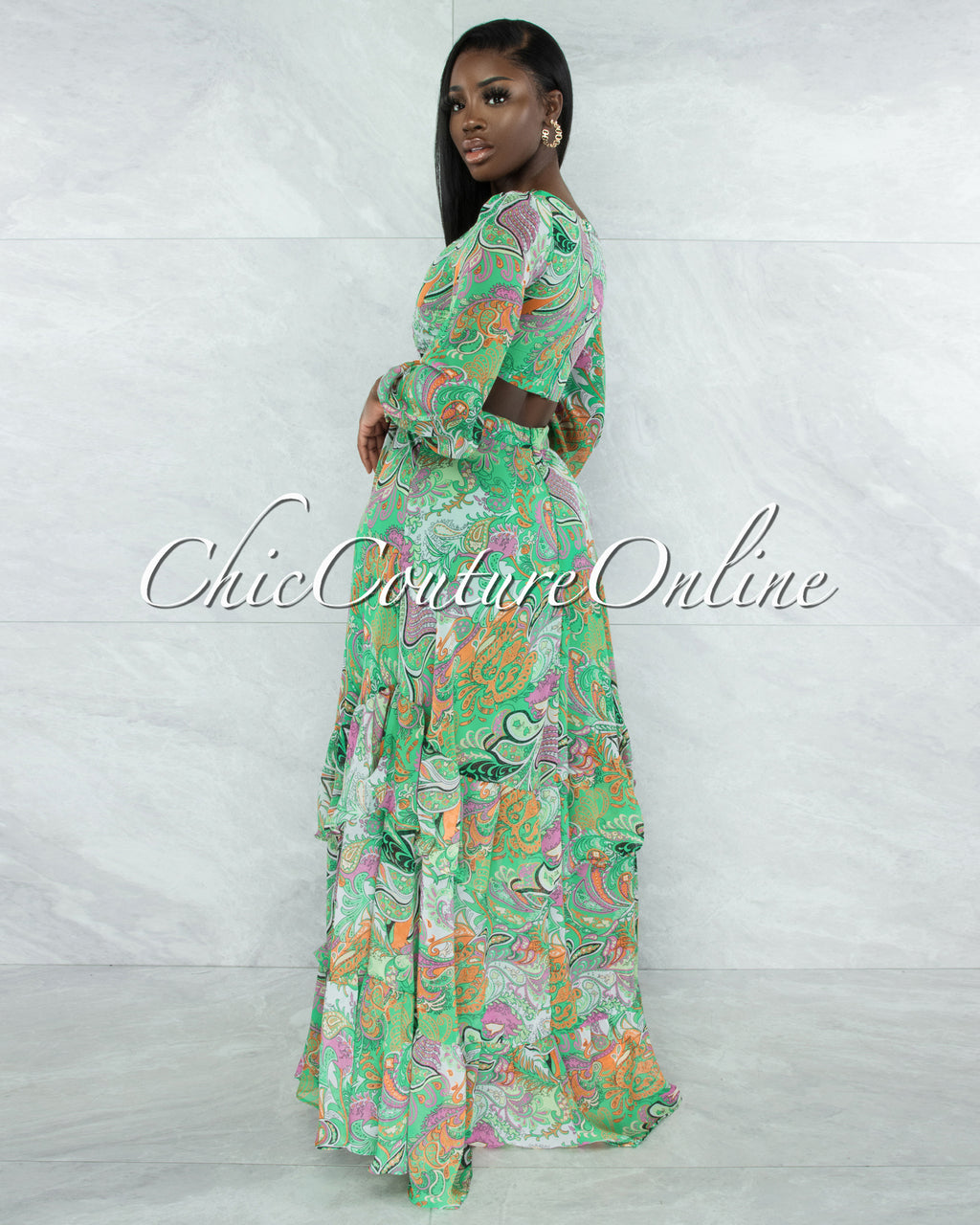 Waist Maxi Dress – Chic Couture ...